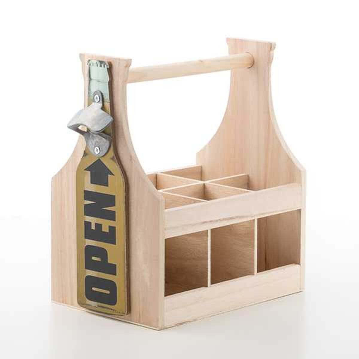 Free-standing wine rack Wagon Trend Wood 6 bottles