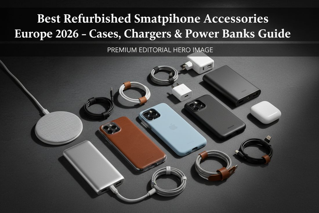 Best Refurbished Smartphone Accessories Europe 2026 – Cases, Chargers & Power Banks Guide