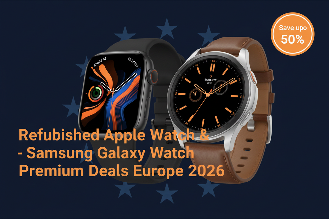 Refurbished Apple Watch & Samsung Galaxy Watch in Europe 2026 – Premium Smartwatch Deals