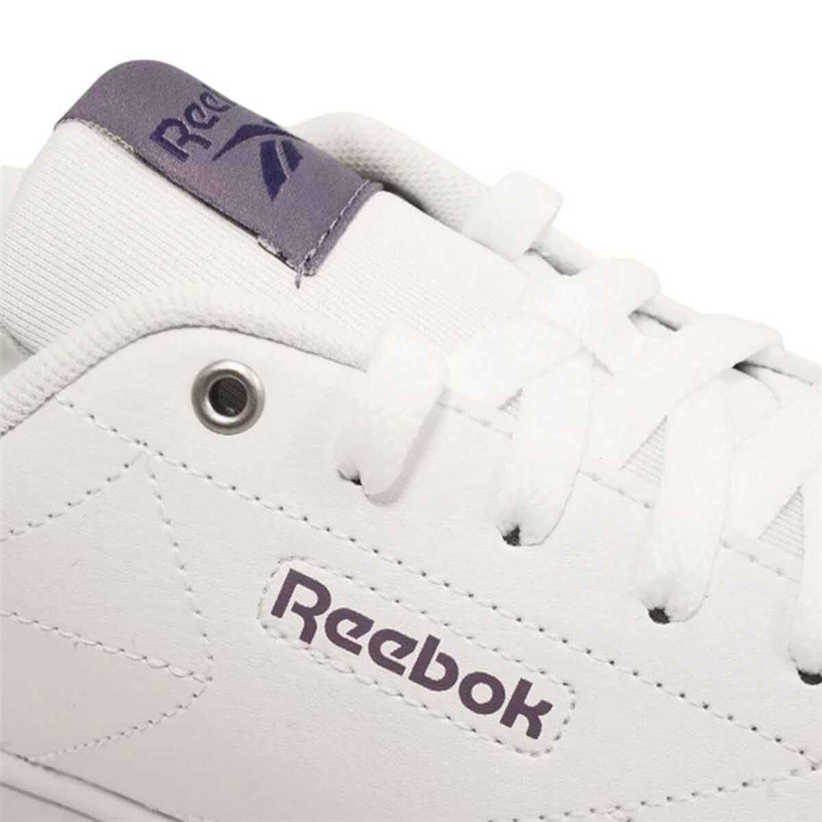 Sports Trainers for Women Reebok Court Clean White Lady