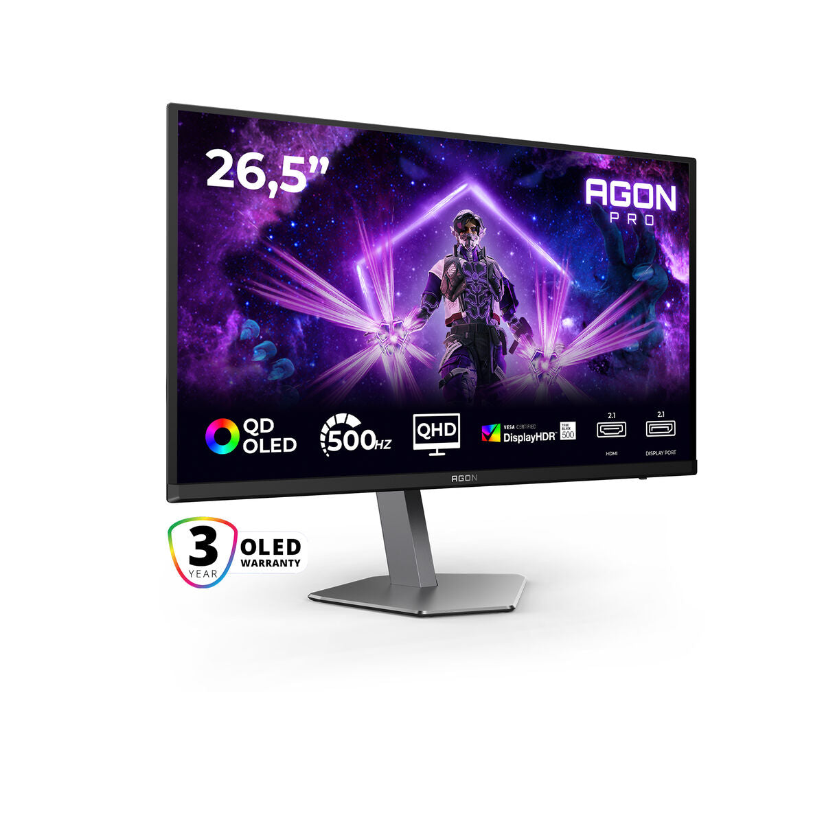 Aoc Gaming Monitor Aoc Ag276Qkd2 Quad Hd 27"