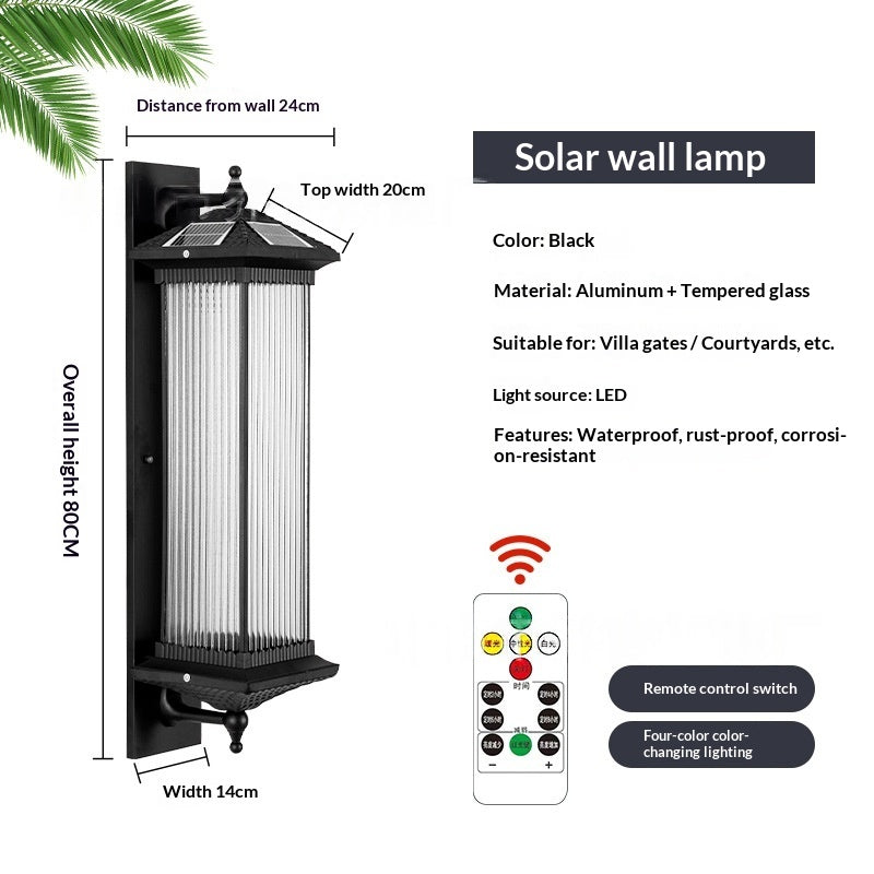 Household Outdoor Solar Waterproof Wall Light