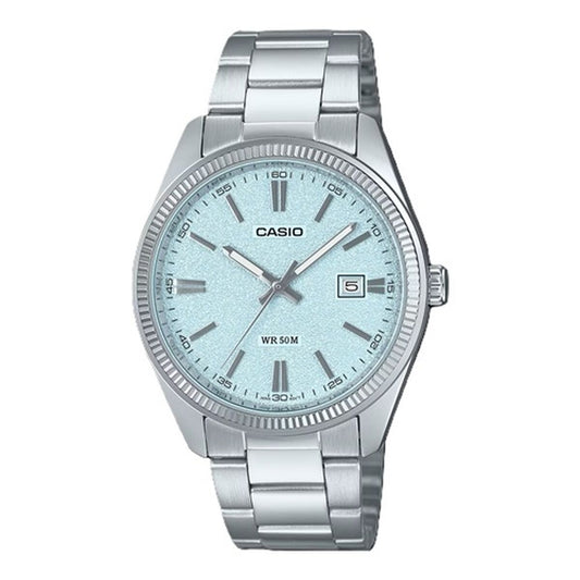 Casio Men's Watch Casio Date - Light Blue, Matte Dial (Ø 38,5 Mm)