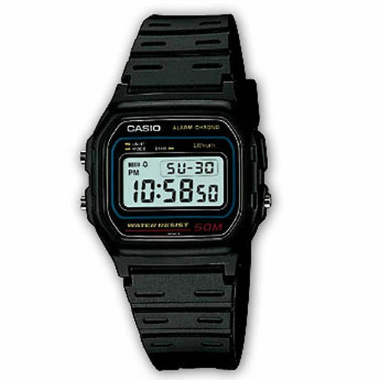 Casio Men's Watch Casio W-59-1Vqes Black Grey (Ø 34 Mm)