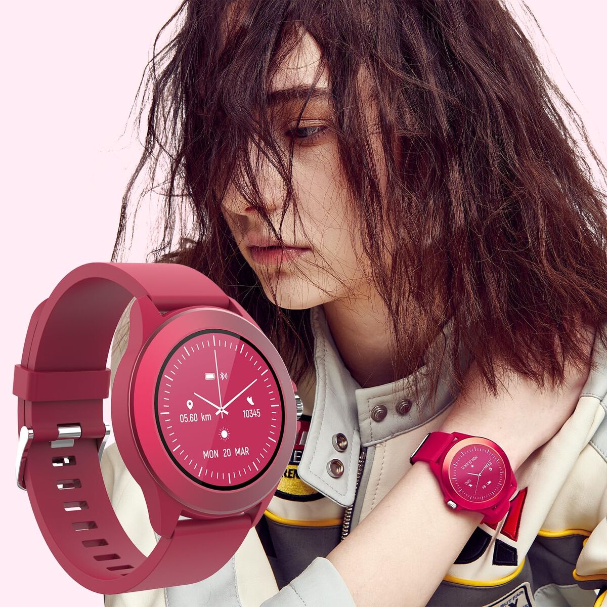 Forever Smartwatch Forever Cw-300 Pink 1,2"