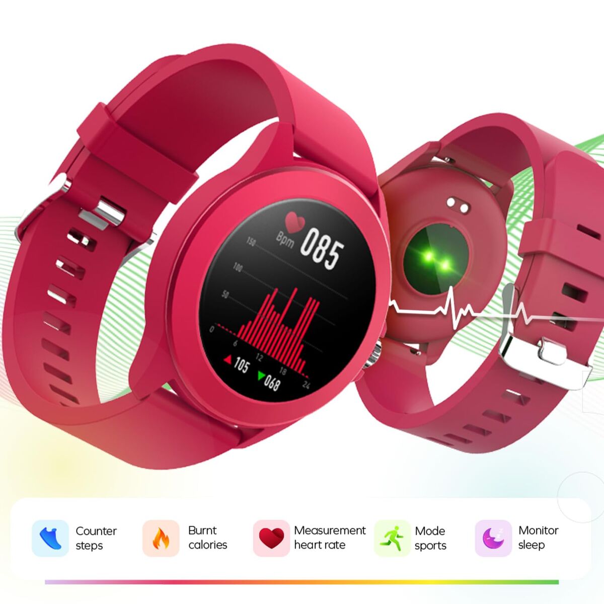 Forever Smartwatch Forever Cw-300 Pink 1,2"