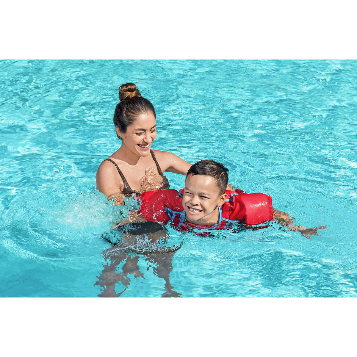 Swimming Goggles Bestway Red M/L 19-30 kg