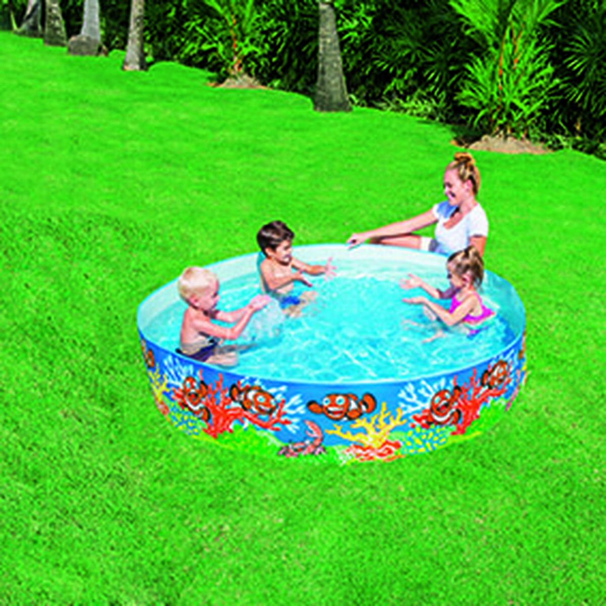 Bestway Inflatable Paddling Pool For Children Bestway Navy 183 X 38 Cm