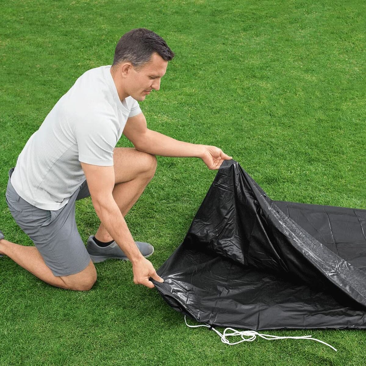 Bestway Swimming Pool Cover Bestway Black Ø 401 Cm (1 Unit)