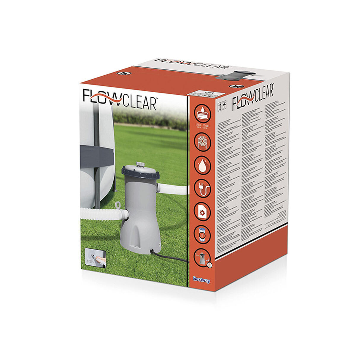 Bestway Treatment Plant For Swimming Pool Bestway 3028 L/H 1200 W