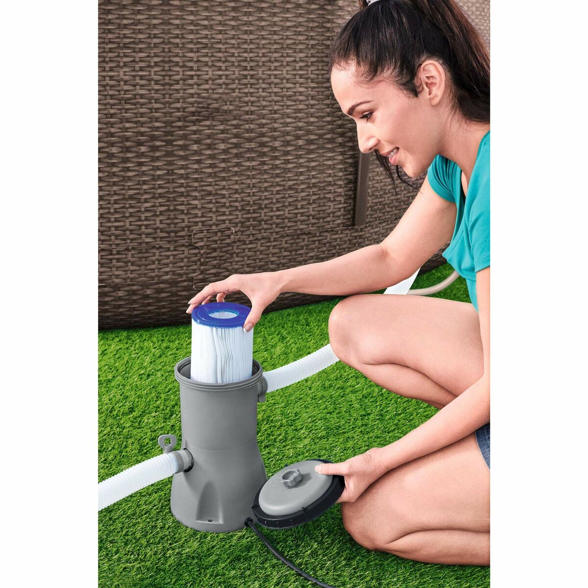 Bestway Treatment Plant For Swimming Pool Bestway 3028 L/H 1200 W