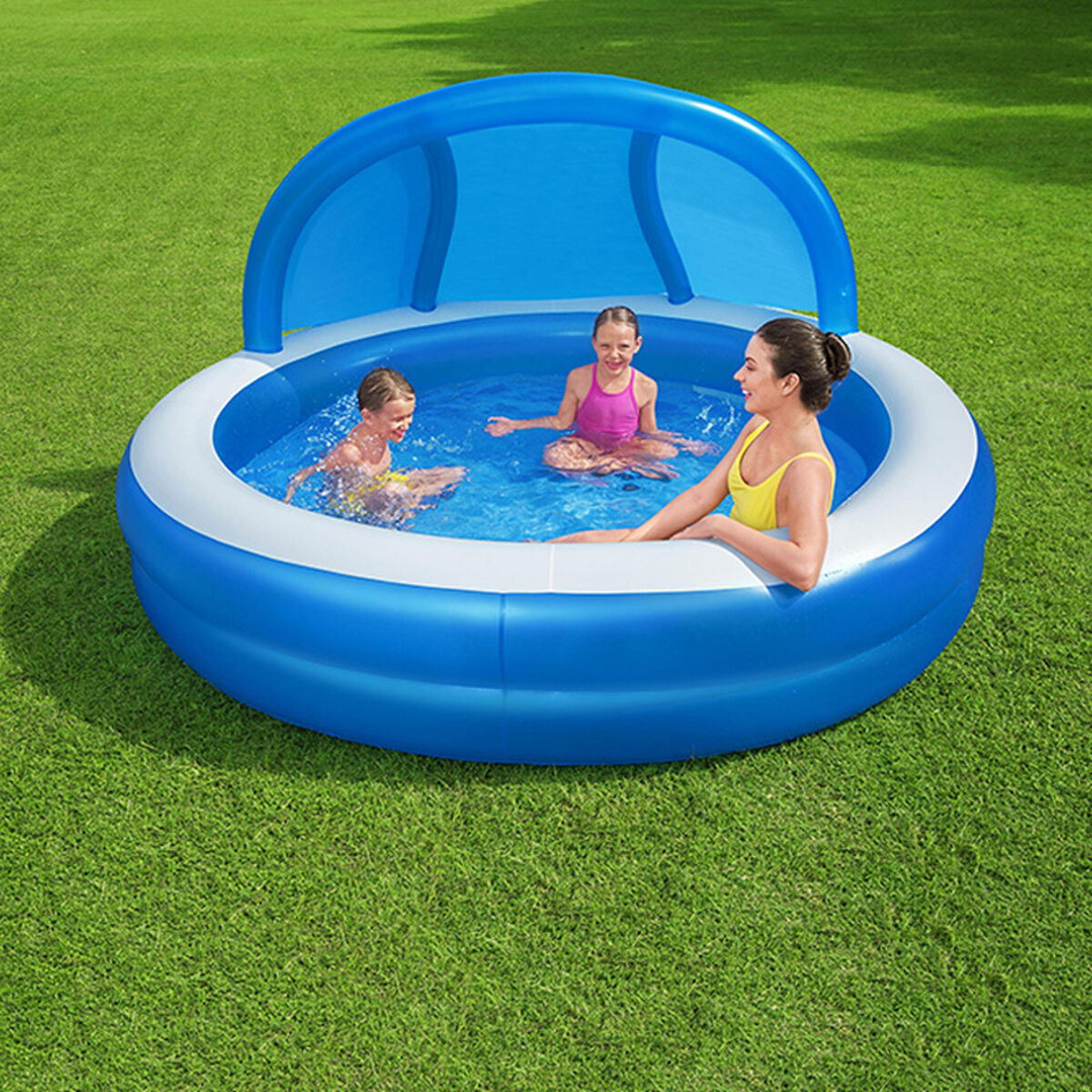 Bestway Inflatable Paddling Pool For Children Bestway Multicolour 241 X 241 X 140 Cm