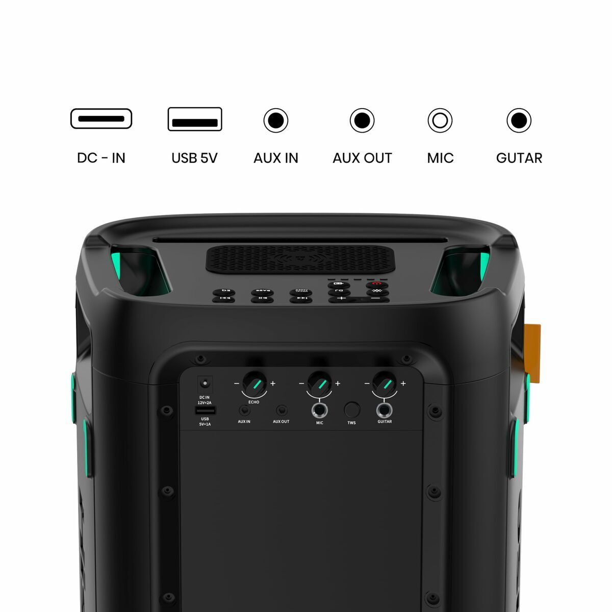 Hisense Portable Bluetooth Speakers Hisense Party Storm Black 300 W