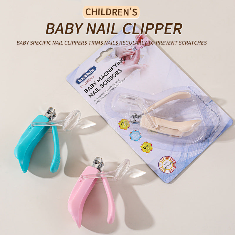 Plastic  Baby Magnifying Nail Clippers