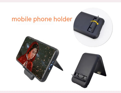 Portable Data Cable Business Card Holder Multi-function Charging Cable Mobile Phone Bracket Six-in-one