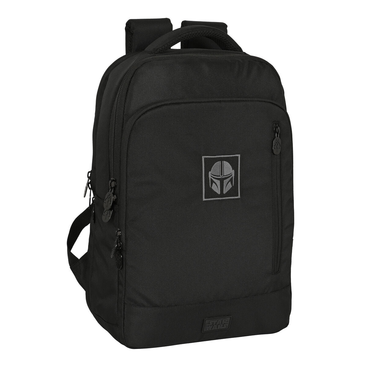 The Mandalorian Rucksack For Laptop And Tablet With Usb Output The Mandalorian Black