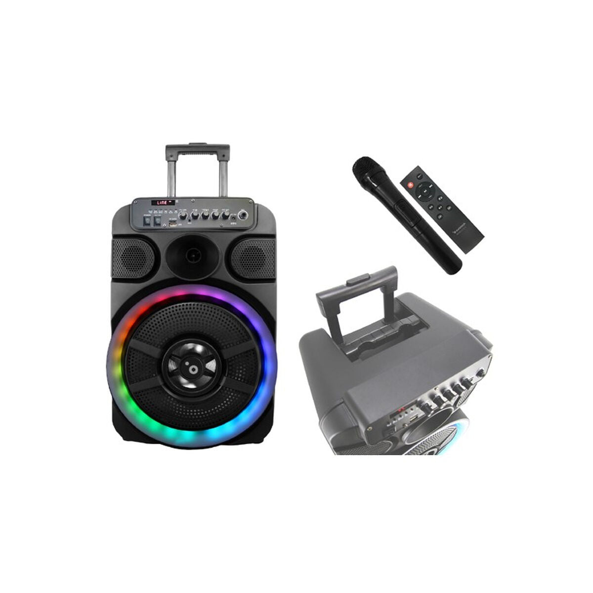 Sunstech Portable Bluetooth Speakers Sunstech Muscles 12 Black