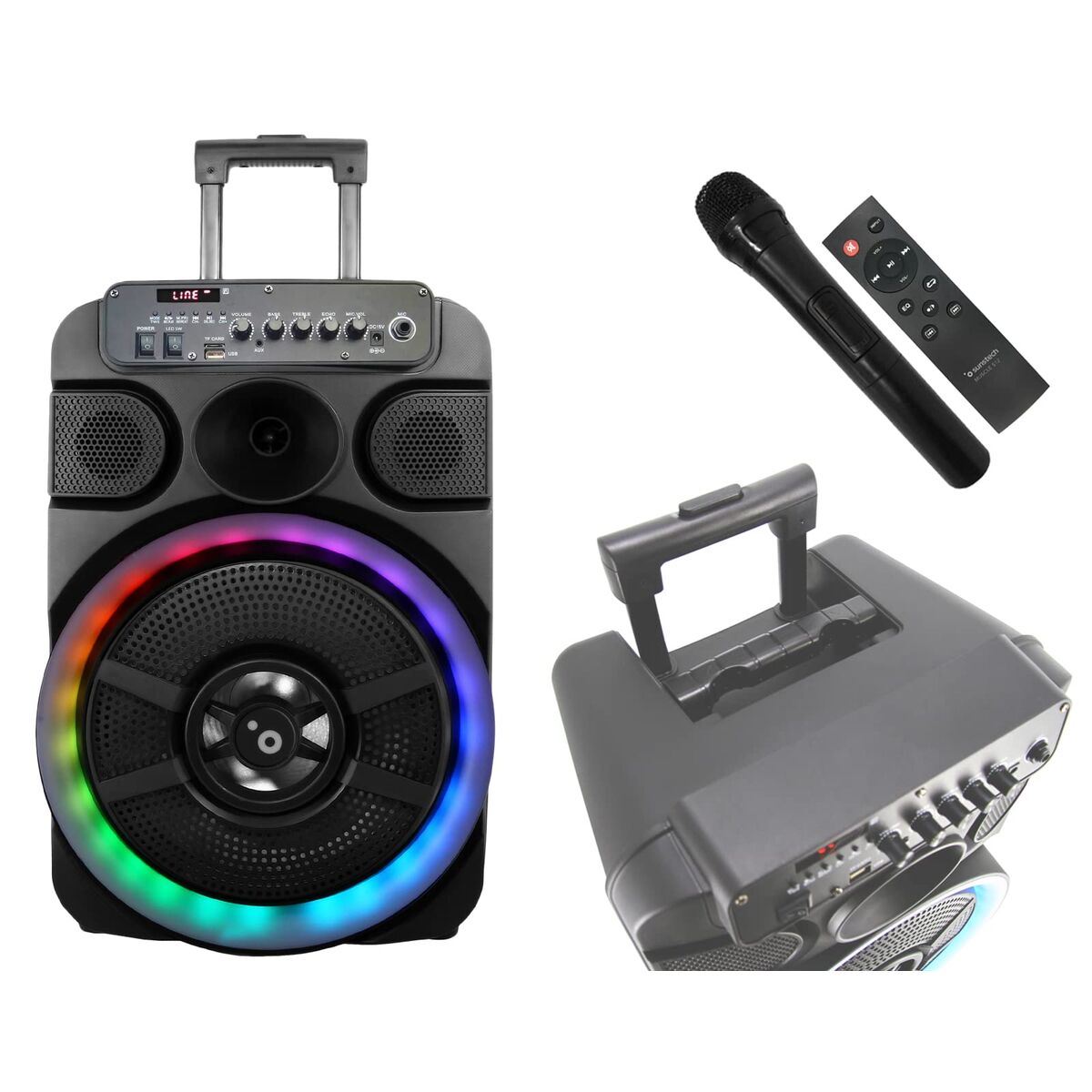 Sunstech Portable Bluetooth Speakers Sunstech Muscles 12 Black