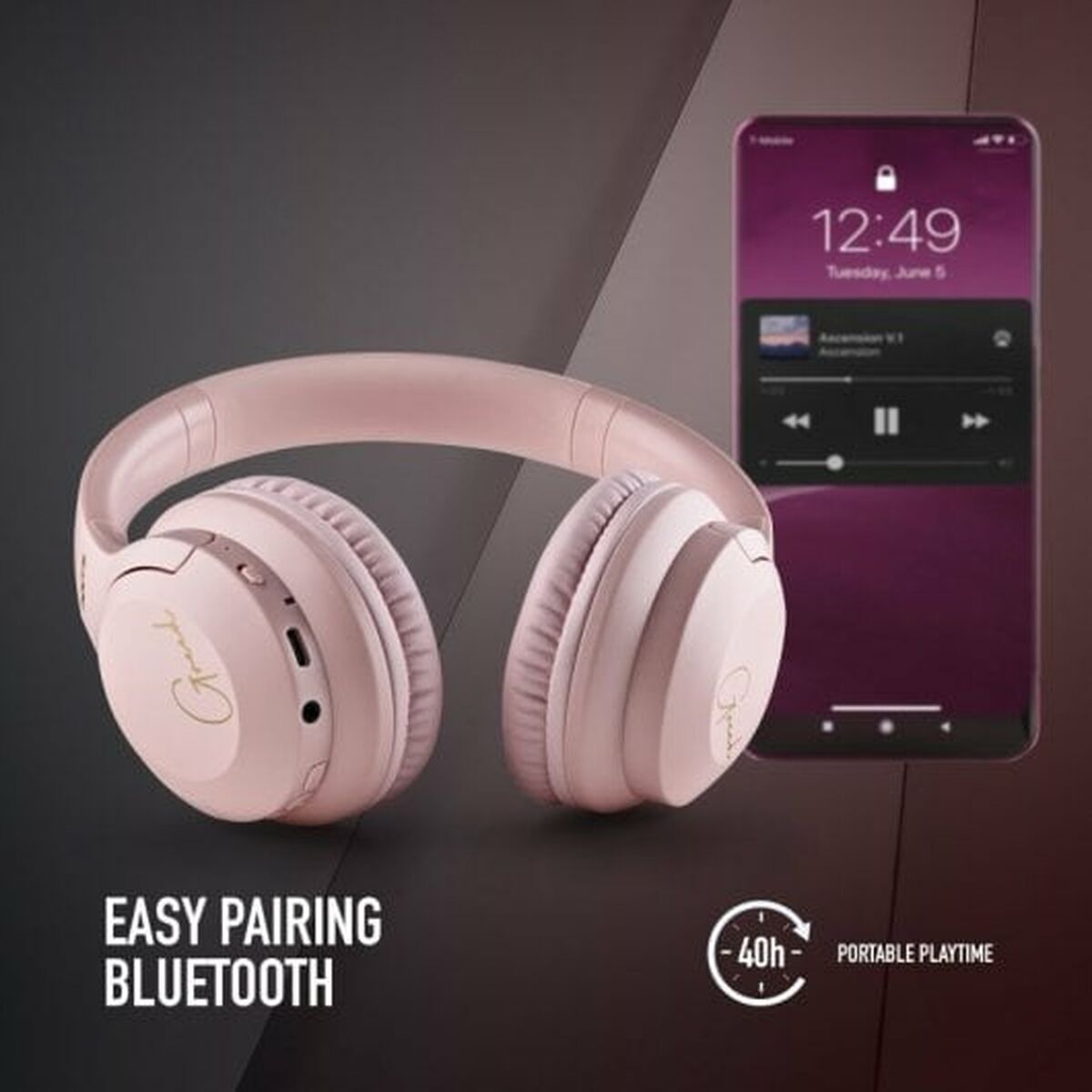 Ngs Bluetooth Headphones Ngs Artica Chill Teal Pink (1 Unit)