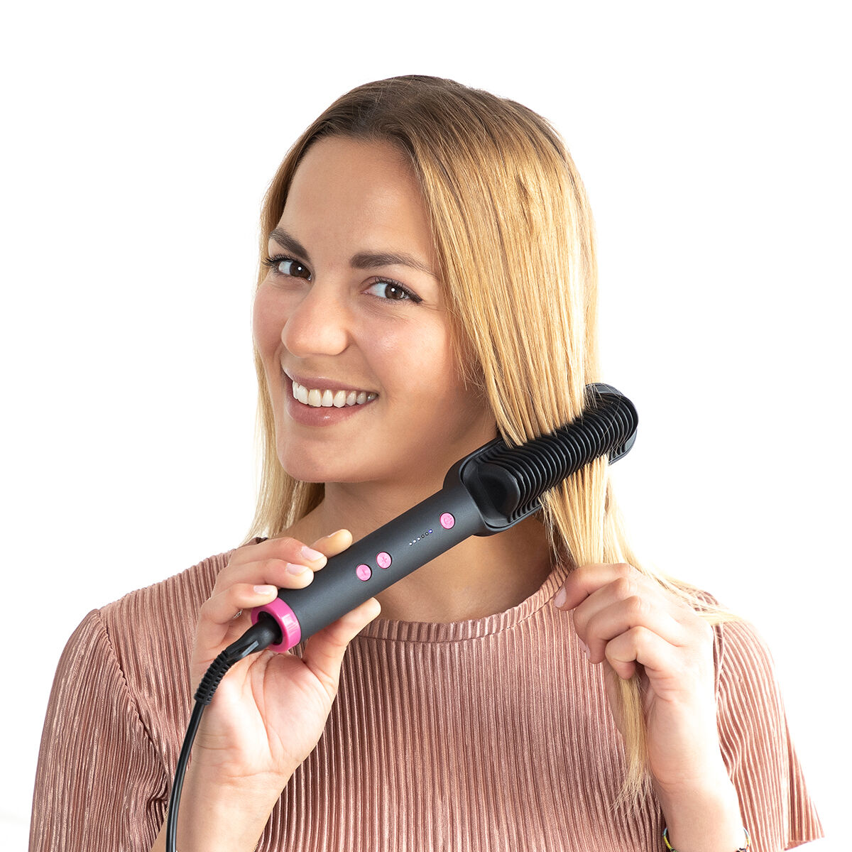 Ceramic Straightening Brush Cestrus InnovaGoods (Refurbished B)
