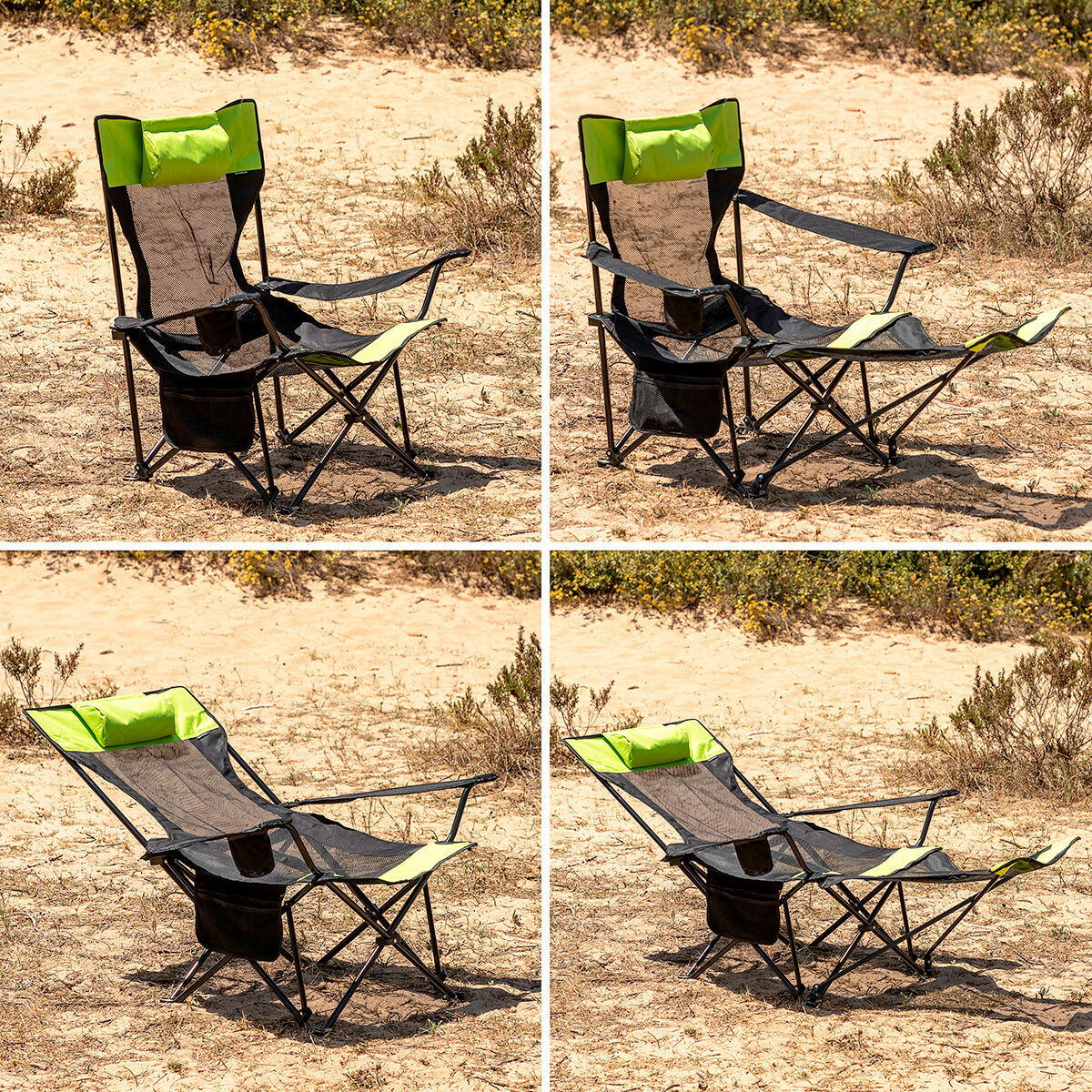 Folding Lounger Camping Chair InnovaGoods (Refurbished B)
