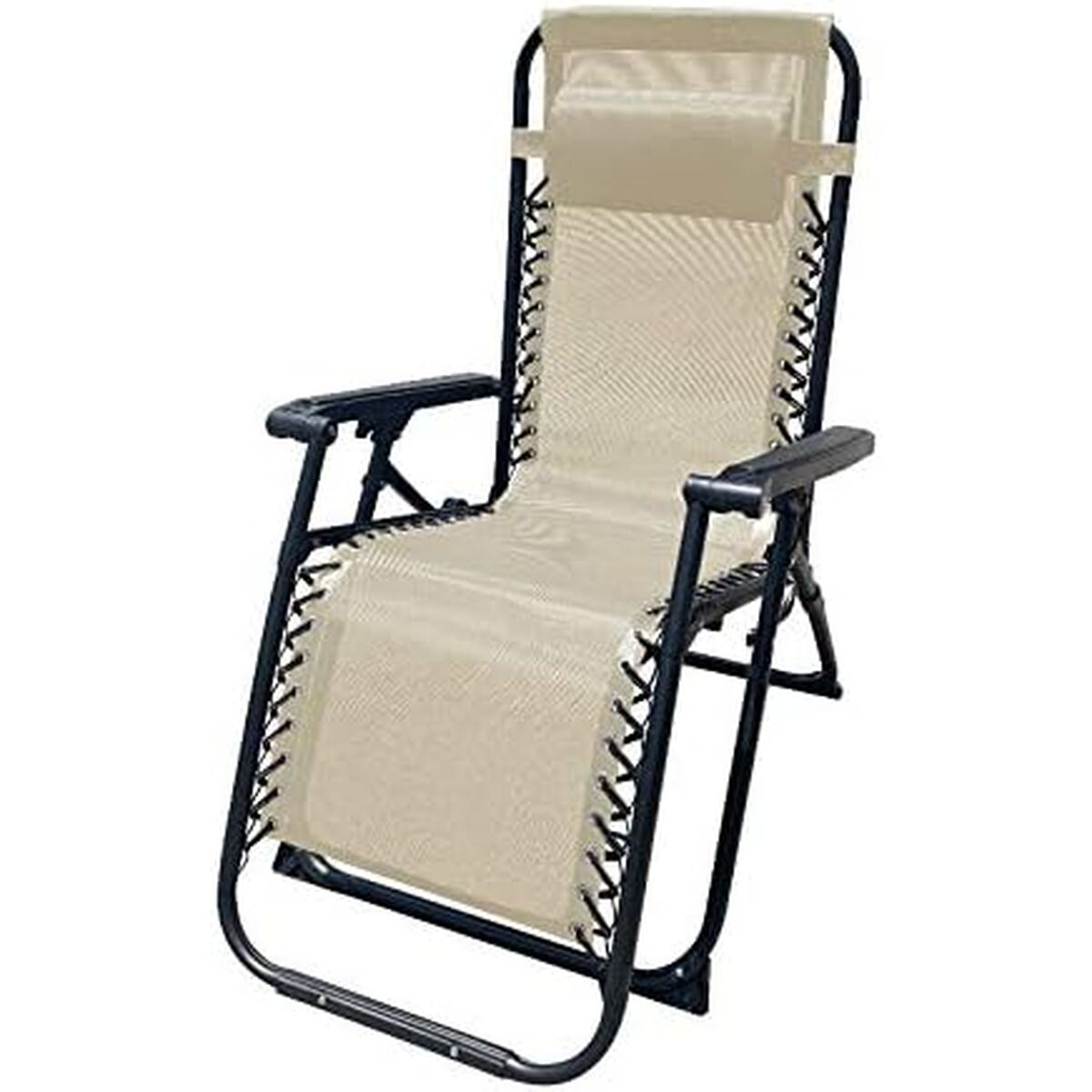 Folding Lounger Camping Chair Marbueno Beige (Refurbished A)