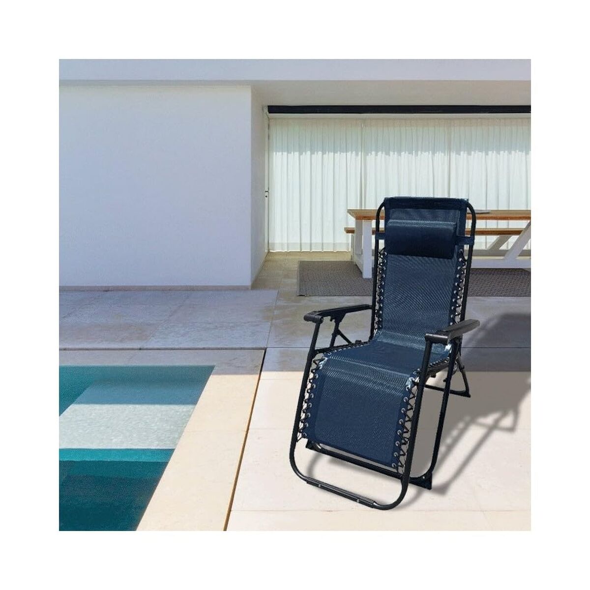Folding Chair Marbueno 90 x 108 x 66 cm Blue