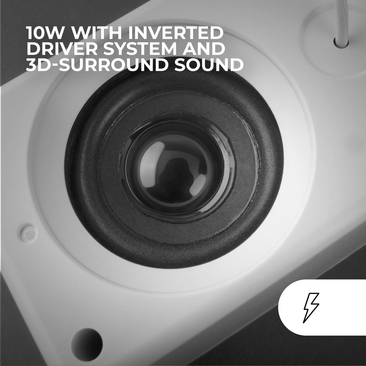 Mars Gaming Portable Bluetooth Speakers Mars Gaming Mshw White Black 4 W