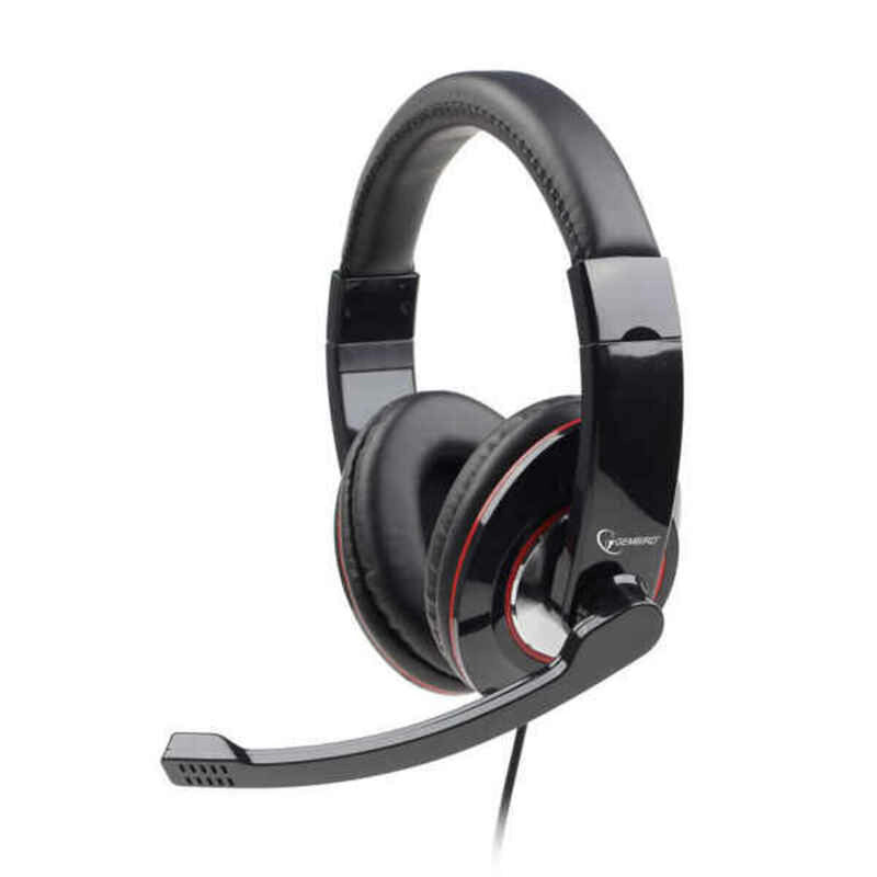 Headphones with Microphone GEMBIRD MHS-001 Black (Refurbished B)