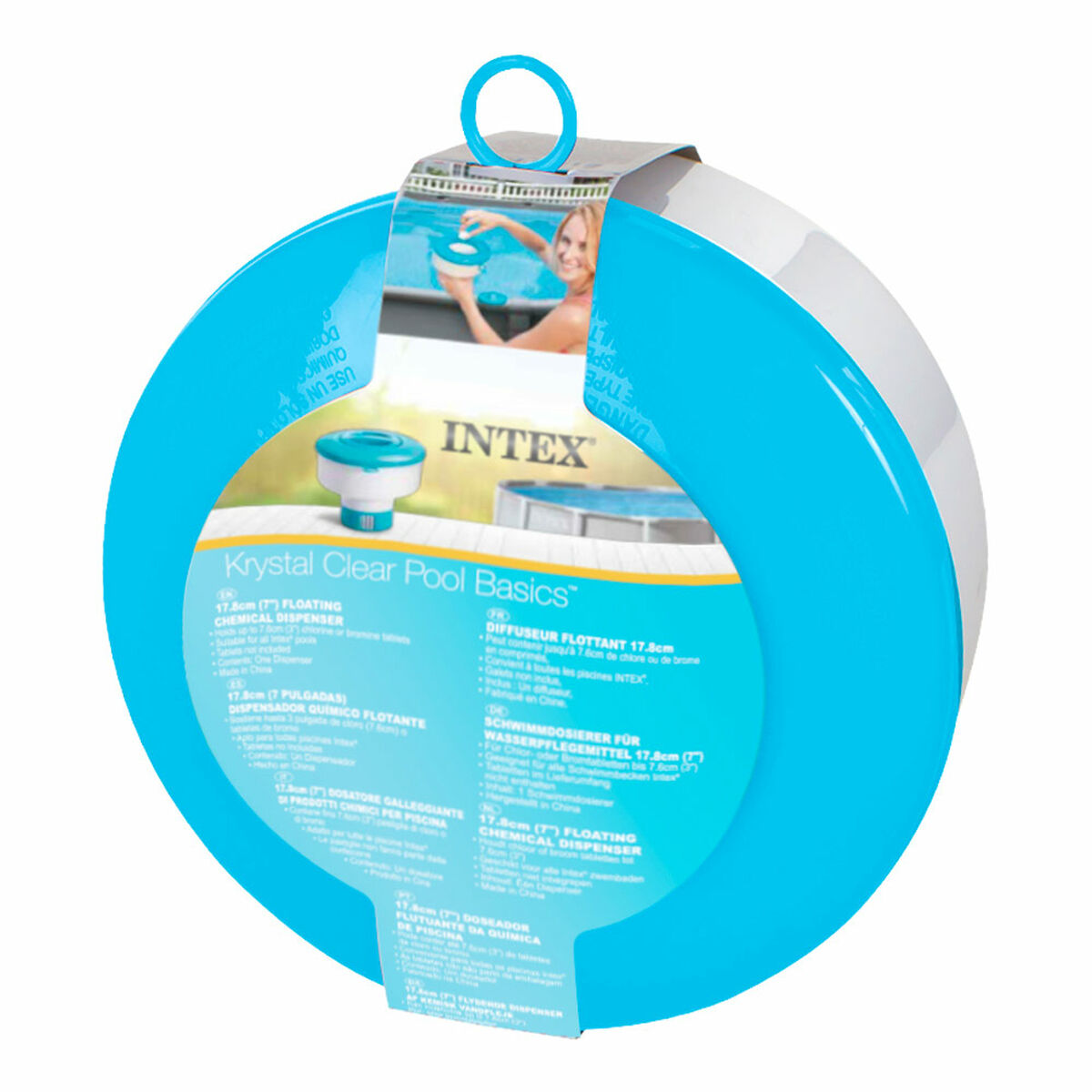 Intex Chlorine Dispenser Intex Pool 12 Units 17,8 X 17,8 Cm