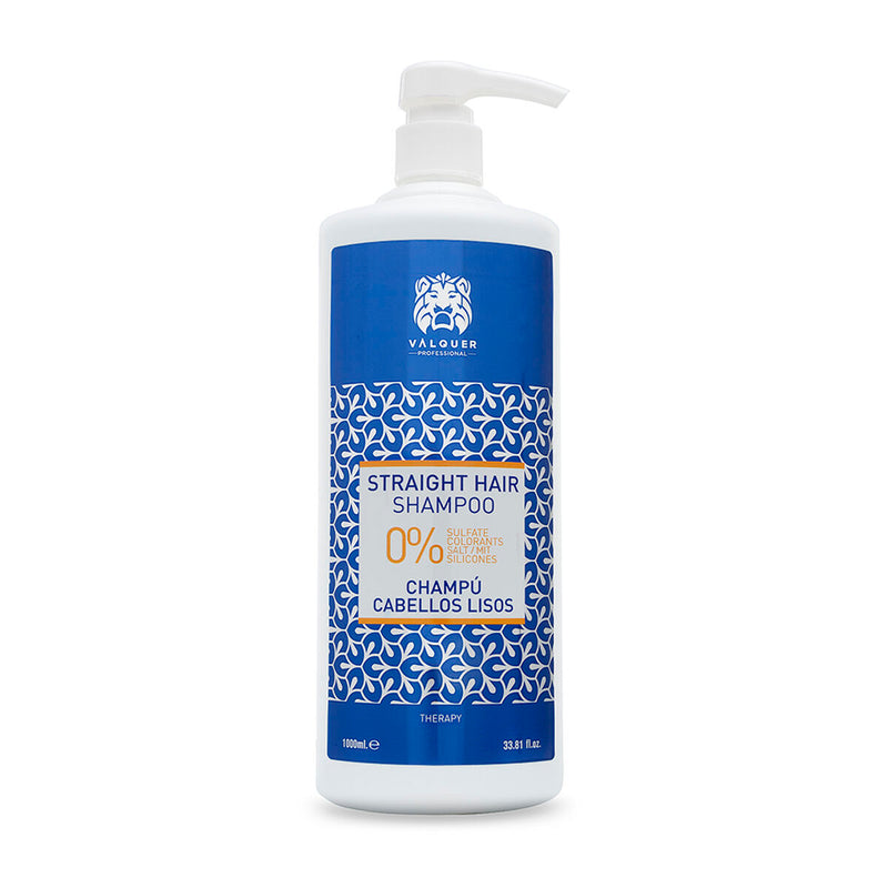 Straightening Shampoo Valquer Straight Hair Zero 1 L
