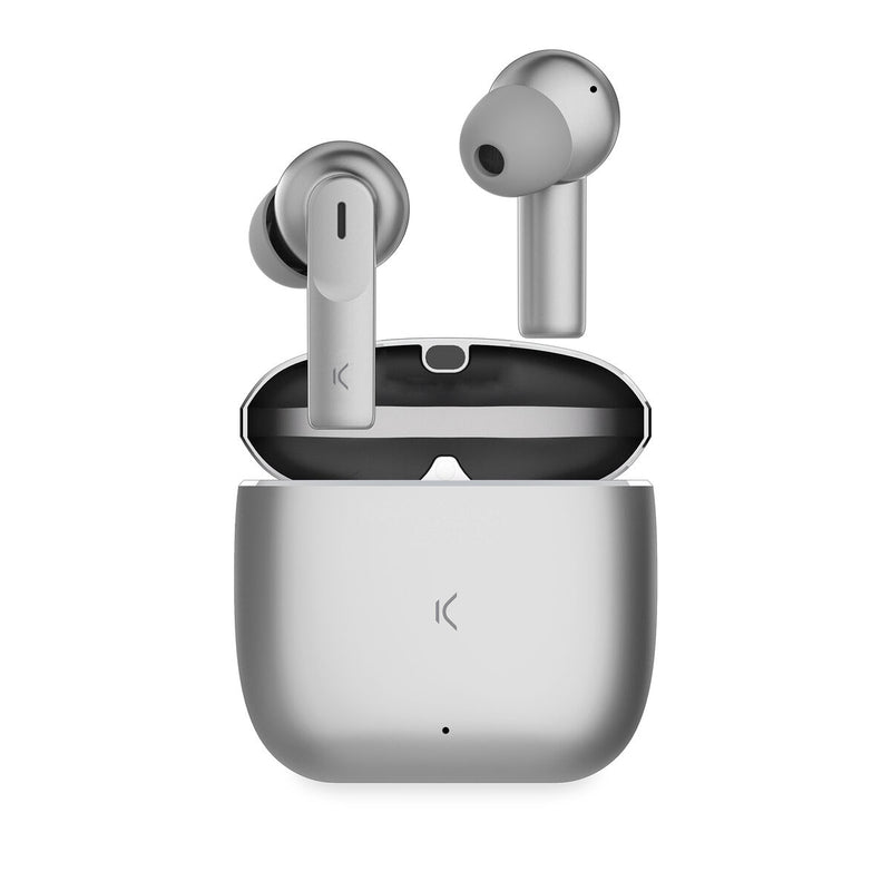 Wireless Headphones KSIX Meteor Silver (Refurbished A)